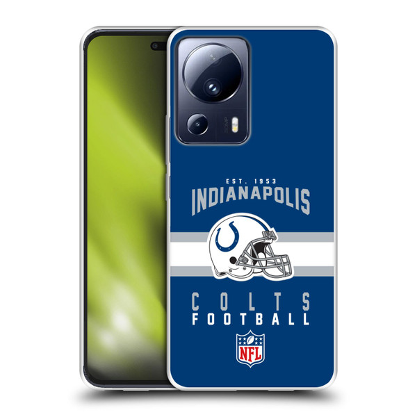 NFL Indianapolis Colts Graphics Helmet Typography Soft Gel Case for Xiaomi 13 Lite 5G
