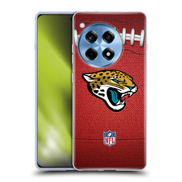 NFL Jacksonville Jaguars Graphics Football Soft Gel Case for OnePlus 12R