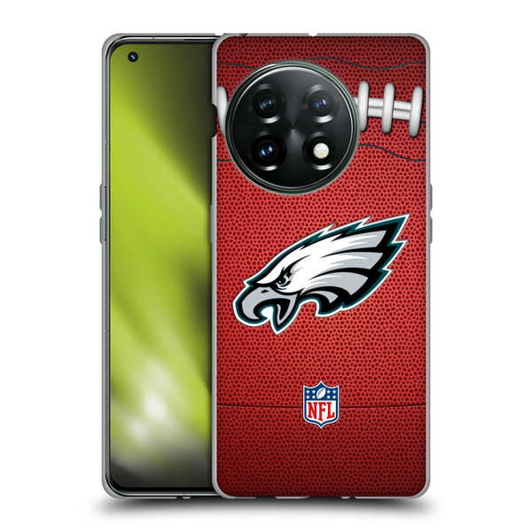NFL Philadelphia Eagles Graphics Football Soft Gel Case for OnePlus 11 5G