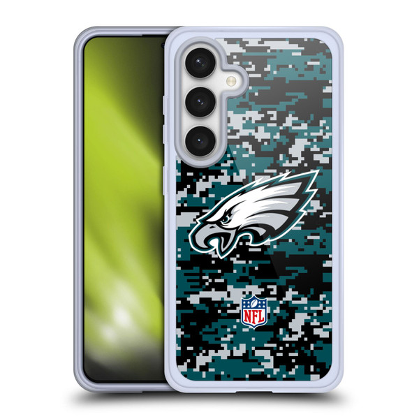 NFL Philadelphia Eagles Graphics Digital Camouflage Soft Gel Case for Samsung Galaxy S24 5G