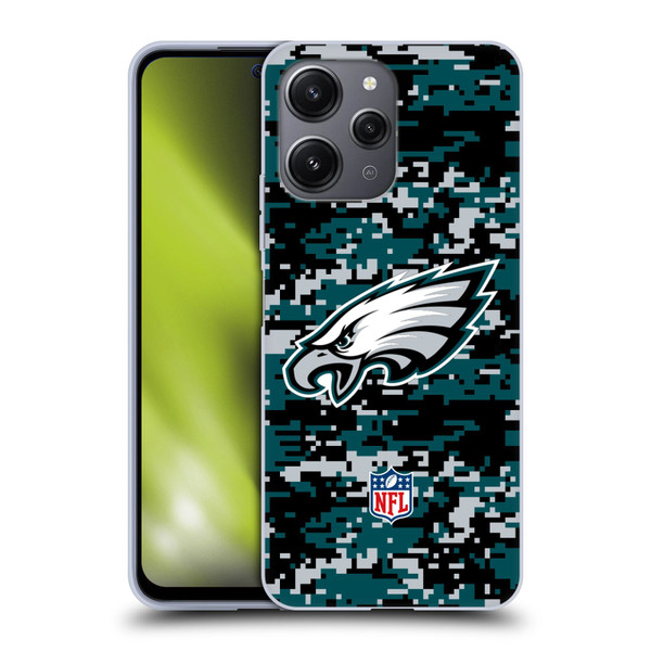 NFL Philadelphia Eagles Graphics Digital Camouflage Soft Gel Case for Xiaomi Redmi 12
