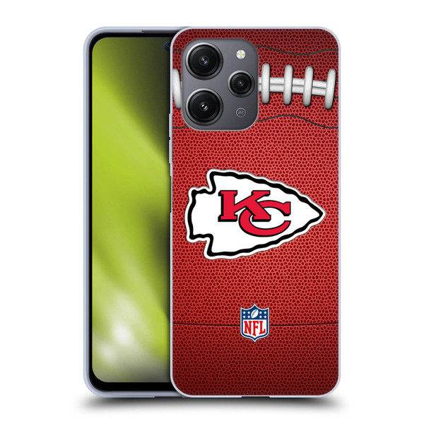 NFL Kansas City Chiefs Graphics Football Soft Gel Case for Xiaomi Redmi 12