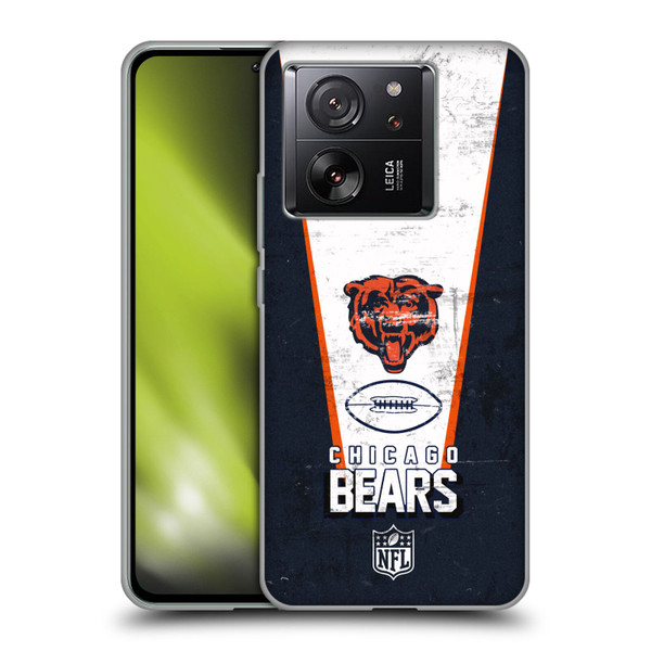 NFL Chicago Bears Logo Art Banner Soft Gel Case for Xiaomi 13T 5G / 13T Pro 5G