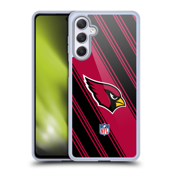 NFL Arizona Cardinals Artwork Stripes Soft Gel Case for Samsung Galaxy M54 5G