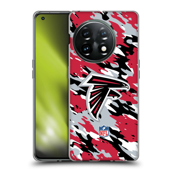 NFL Atlanta Falcons Logo Camou Soft Gel Case for OnePlus 11 5G