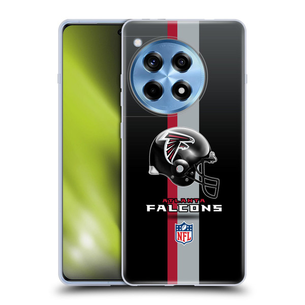 NFL Atlanta Falcons Logo Helmet Soft Gel Case for OnePlus 12R