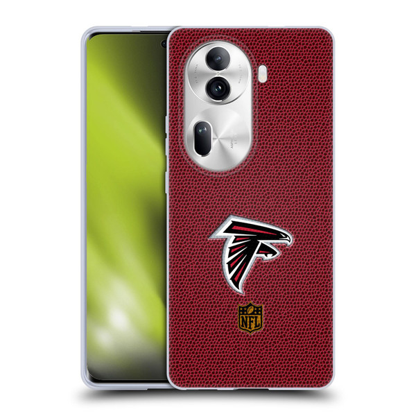 NFL Atlanta Falcons Logo Football Soft Gel Case for OPPO Reno11 Pro