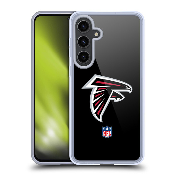 NFL Atlanta Falcons Logo Plain Soft Gel Case for Samsung Galaxy S24+ 5G