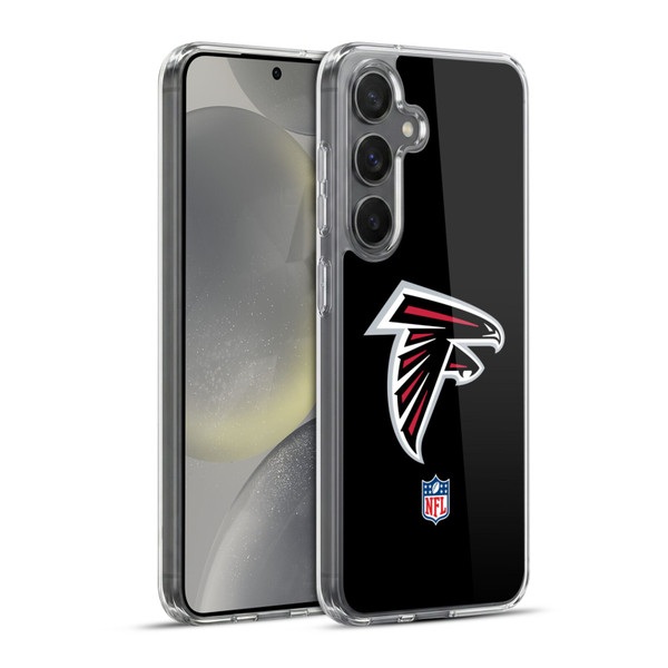NFL Atlanta Falcons Logo Plain Soft Gel Case for Samsung Galaxy S24+ 5G & MagSafe