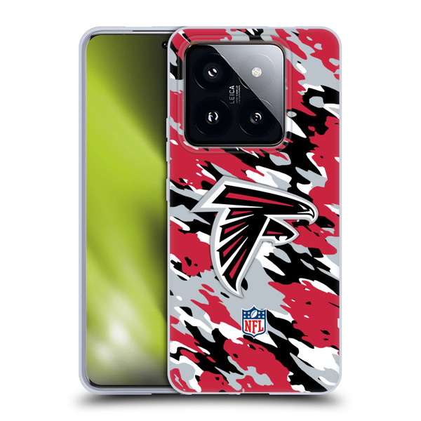 NFL Atlanta Falcons Logo Camou Soft Gel Case for Xiaomi 14 Pro