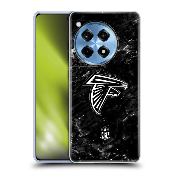 NFL Atlanta Falcons Artwork Marble Soft Gel Case for OnePlus 12R