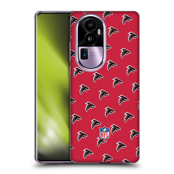 NFL Atlanta Falcons Artwork Patterns Soft Gel Case for OPPO Reno10 Pro+