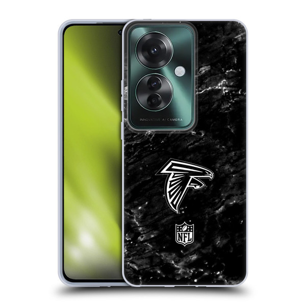 NFL Atlanta Falcons Artwork Marble Soft Gel Case for OPPO Reno11 F 5G / F25 Pro 5G