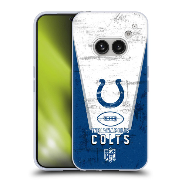 NFL Indianapolis Colts Logo Art Banner Soft Gel Case for Nothing Phone (2a)