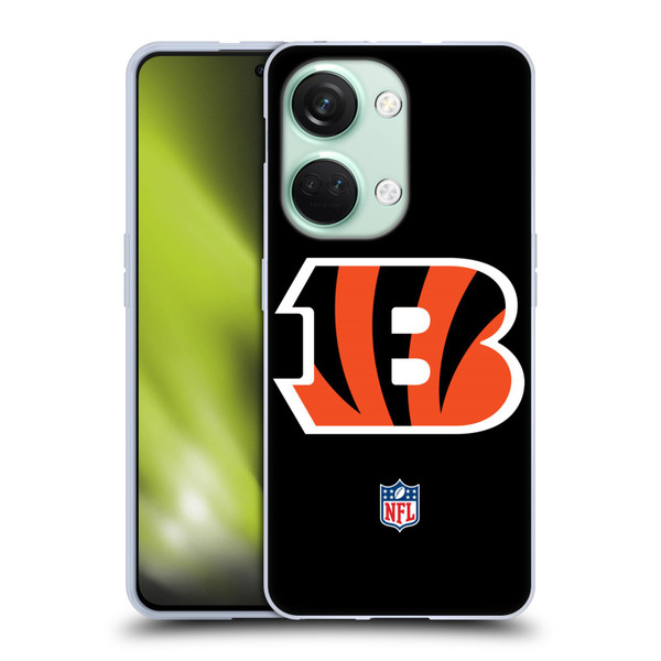 NFL Cincinnati Bengals Logo Plain Soft Gel Case for OnePlus Nord 3 5G