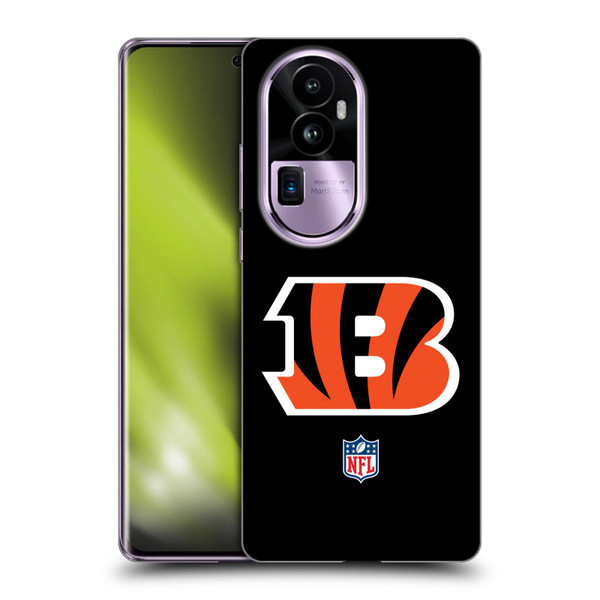 NFL Cincinnati Bengals Logo Plain Soft Gel Case for OPPO Reno10 Pro+