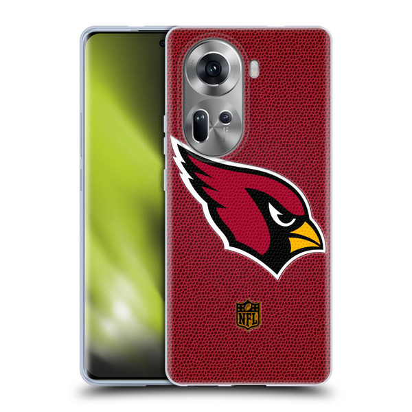 NFL Arizona Cardinals Logo Football Soft Gel Case for OPPO Reno11