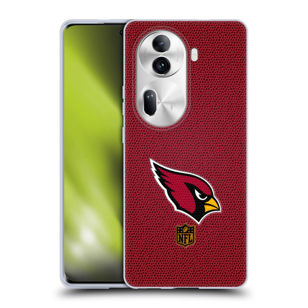 NFL Arizona Cardinals Logo Football Soft Gel Case for OPPO Reno11 Pro