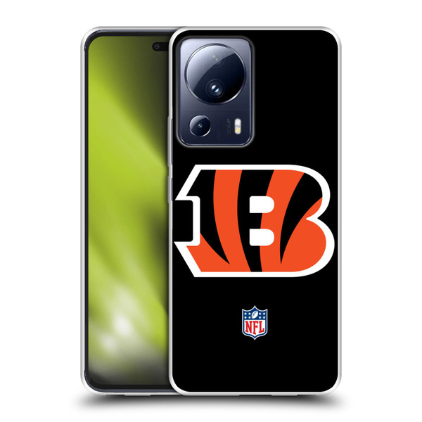 NFL Cincinnati Bengals Logo Plain Soft Gel Case for Xiaomi 13 Lite 5G