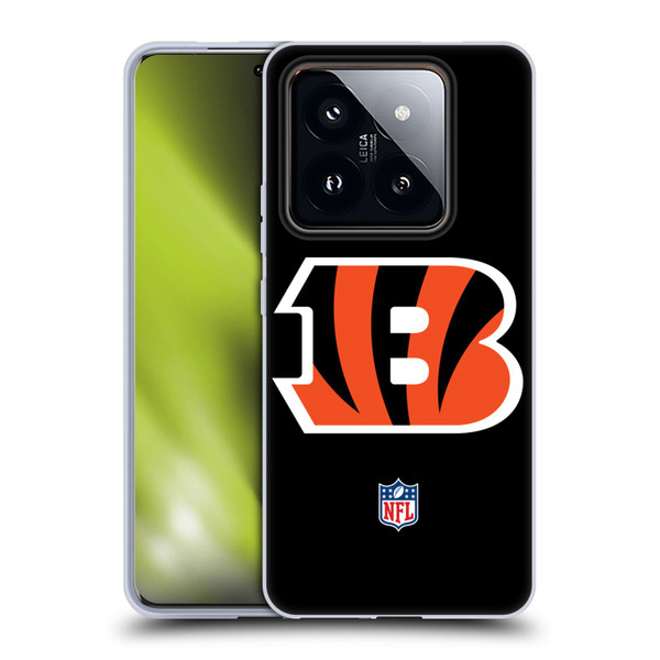NFL Cincinnati Bengals Logo Plain Soft Gel Case for Xiaomi 14 Pro