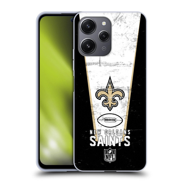 NFL New Orleans Saints Logo Art Banner Soft Gel Case for Xiaomi Redmi 12