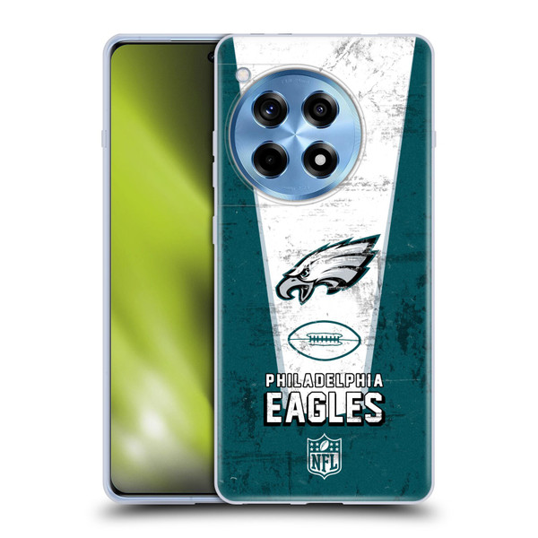 NFL Philadelphia Eagles Logo Art Banner Soft Gel Case for OnePlus 12R