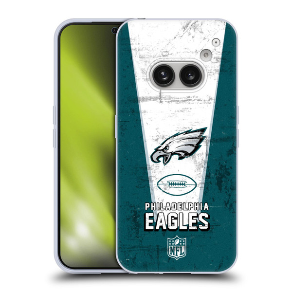 NFL Philadelphia Eagles Logo Art Banner Soft Gel Case for Nothing Phone (2a)