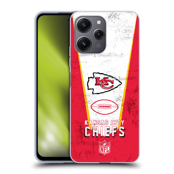 NFL Kansas City Chiefs Logo Art Banner Soft Gel Case for Xiaomi Redmi 12