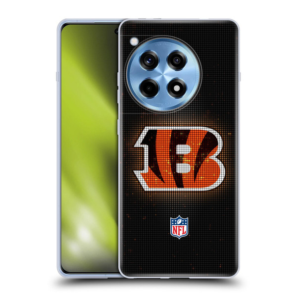 NFL Cincinnati Bengals Artwork LED Soft Gel Case for OnePlus 12R