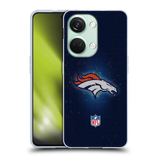 NFL Denver Broncos Artwork LED Soft Gel Case for OnePlus Nord 3 5G