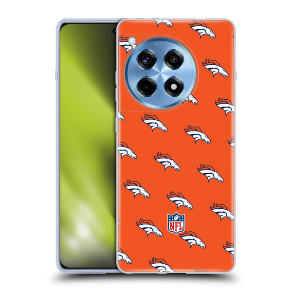 NFL Denver Broncos Artwork Patterns Soft Gel Case for OnePlus 12R