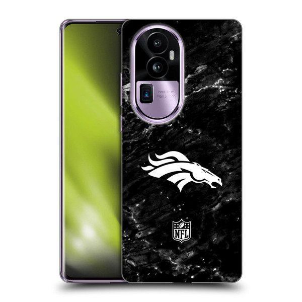 NFL Denver Broncos Artwork Marble Soft Gel Case for OPPO Reno10 Pro+