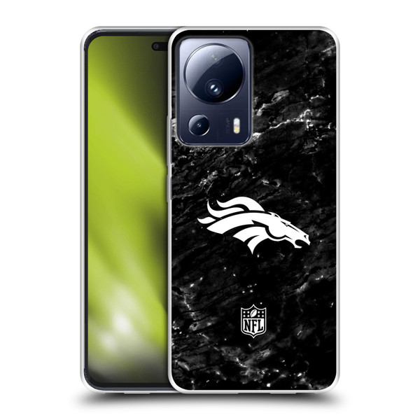 NFL Denver Broncos Artwork Marble Soft Gel Case for Xiaomi 13 Lite 5G
