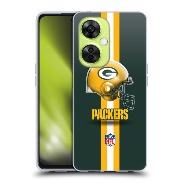 NFL Green Bay Packers Logo Helmet Soft Gel Case for OnePlus Nord CE 3 Lite 5G
