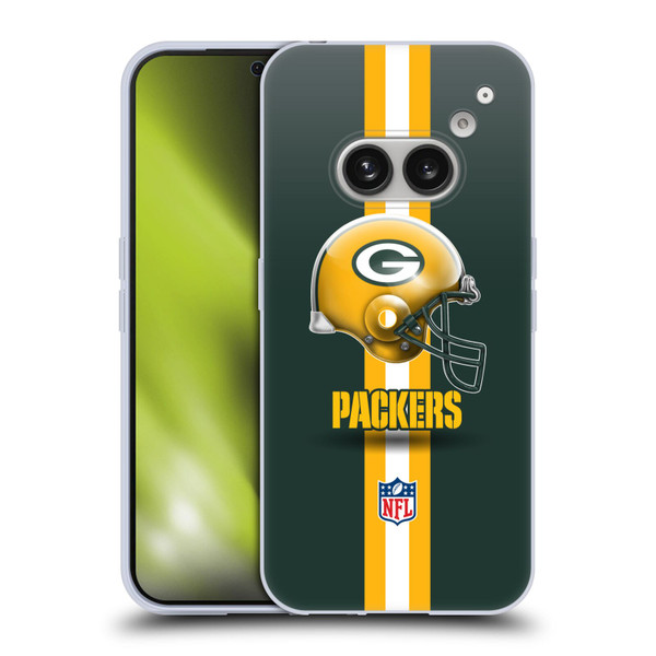 NFL Green Bay Packers Logo Helmet Soft Gel Case for Nothing Phone (2a)