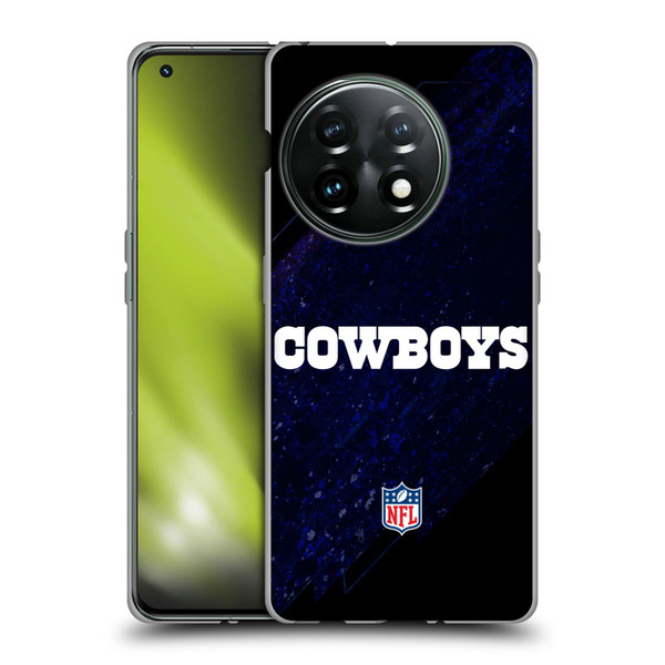 NFL Dallas Cowboys Logo Blur Soft Gel Case for OnePlus 11 5G
