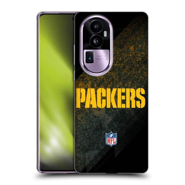 NFL Green Bay Packers Logo Blur Soft Gel Case for OPPO Reno10 Pro+