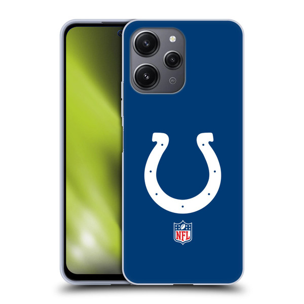 NFL Indianapolis Colts Logo Plain Soft Gel Case for Xiaomi Redmi 12