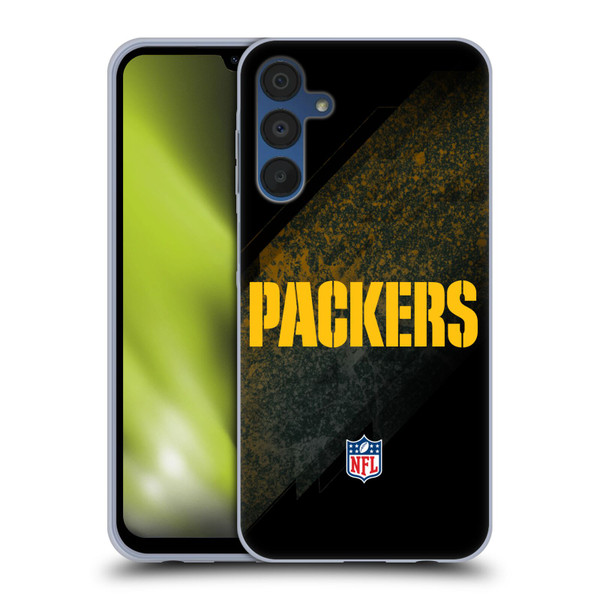 NFL Green Bay Packers Logo Blur Soft Gel Case for Samsung Galaxy A15 & MagSafe