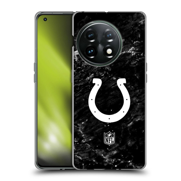 NFL Indianapolis Colts Artwork Marble Soft Gel Case for OnePlus 11 5G