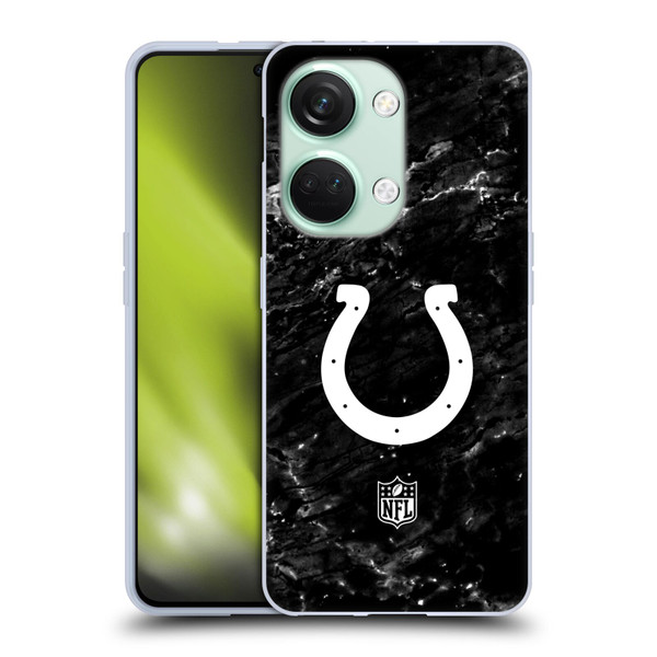 NFL Indianapolis Colts Artwork Marble Soft Gel Case for OnePlus Nord 3 5G