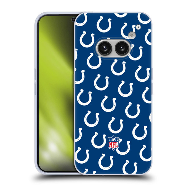 NFL Indianapolis Colts Artwork Patterns Soft Gel Case for Nothing Phone (2a)