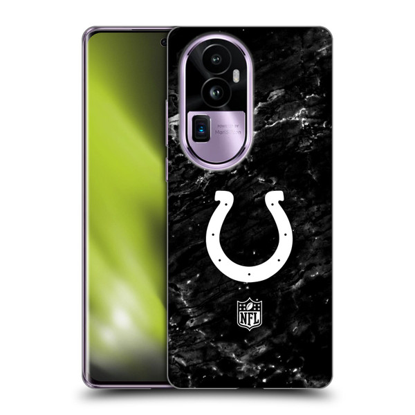 NFL Indianapolis Colts Artwork Marble Soft Gel Case for OPPO Reno10 Pro+