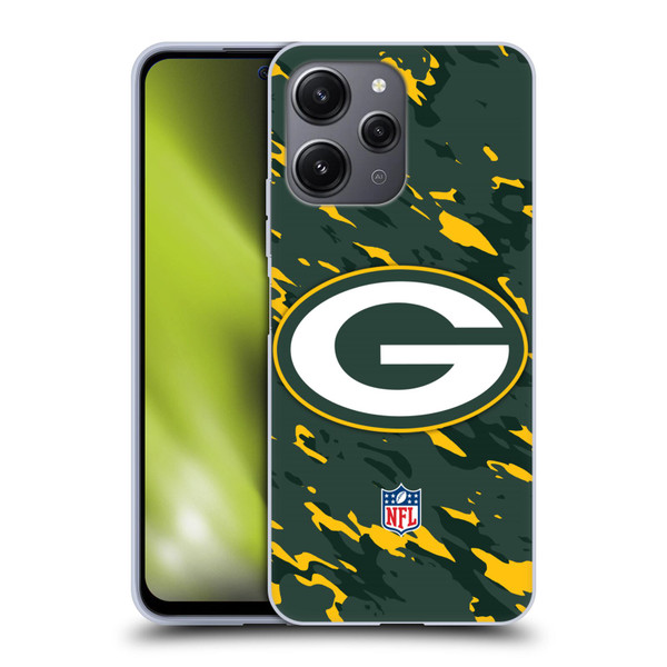 NFL Green Bay Packers Logo Camou Soft Gel Case for Xiaomi Redmi 12