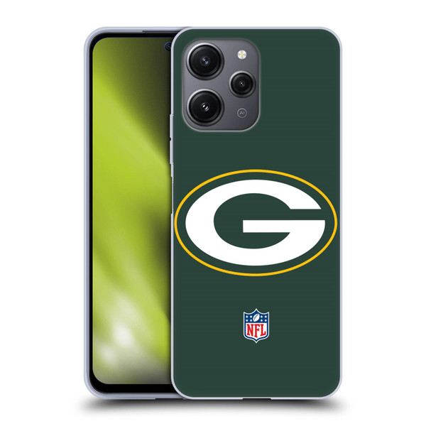 NFL Green Bay Packers Logo Plain Soft Gel Case for Xiaomi Redmi 12