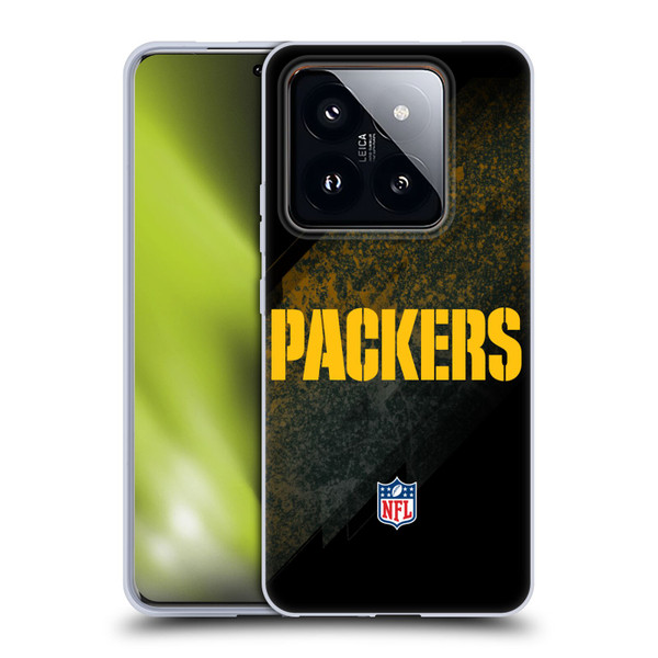 NFL Green Bay Packers Logo Blur Soft Gel Case for Xiaomi 14 Pro