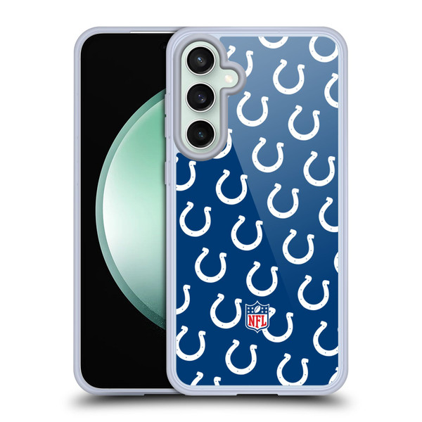 NFL Indianapolis Colts Artwork Patterns Soft Gel Case for Samsung Galaxy S23 FE 5G