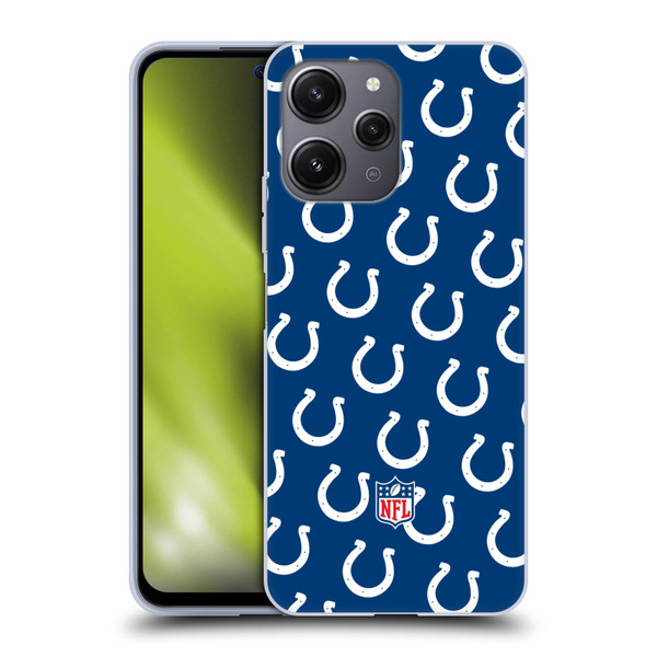 NFL Indianapolis Colts Artwork Patterns Soft Gel Case for Xiaomi Redmi 12