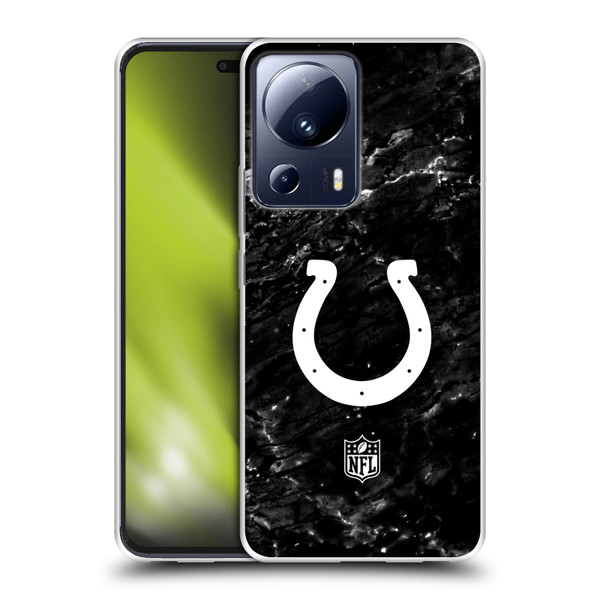 NFL Indianapolis Colts Artwork Marble Soft Gel Case for Xiaomi 13 Lite 5G