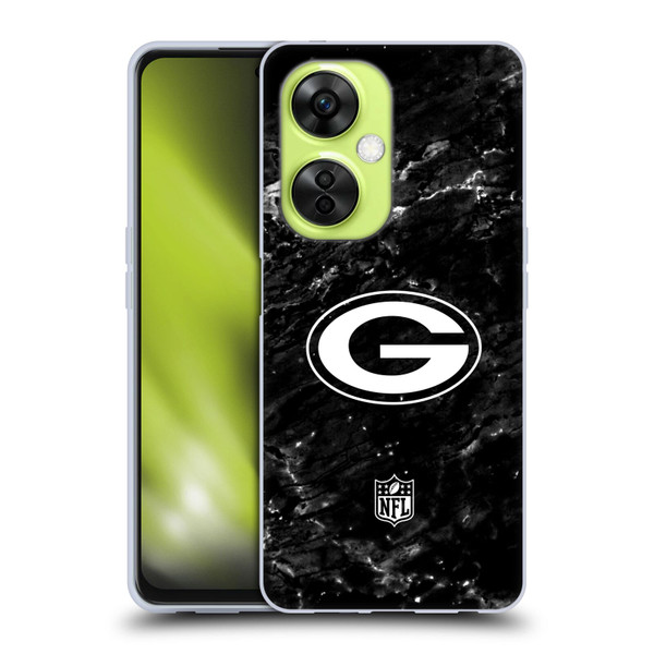 NFL Green Bay Packers Artwork Marble Soft Gel Case for OnePlus Nord CE 3 Lite 5G